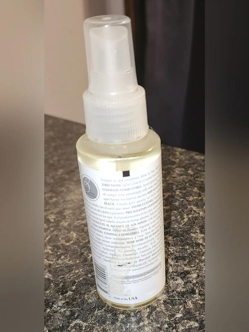 Broato Glow Glisten Spray Mist 3.2 Oz New